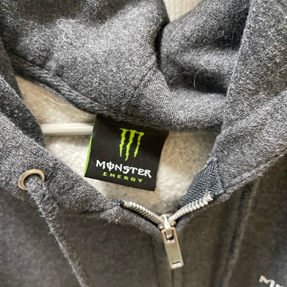 Men’s Large Monster Energy Zip Ip Hoodie - Picture 2 of 4